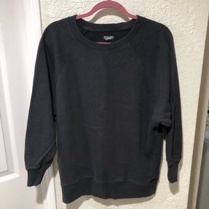 Aerie women’s size small charcoal gray crew neck sweatshirt.